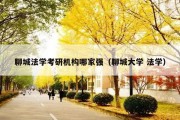 聊城法学考研机构哪家强（聊城大学 法学）