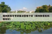 锦州教育学考研集训营哪个好（锦州教育机构哪家好）