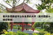 嘉兴去德国留学公办免费的大学（嘉兴德国小镇在哪里）