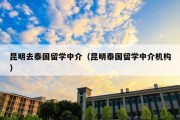 昆明去泰国留学中介（昆明泰国留学中介机构）