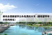 廊坊去德国留学公办免费的大学（廊坊留学中介机构排名）