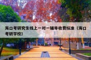 海口考研究生线上一对一辅导收费标准（海口考研学校）